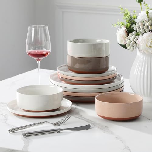 Plates and Bowls Sets (12 Count)