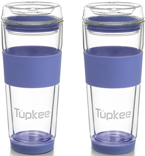 Double Wall All Glass Tumbler (Jacaranda)