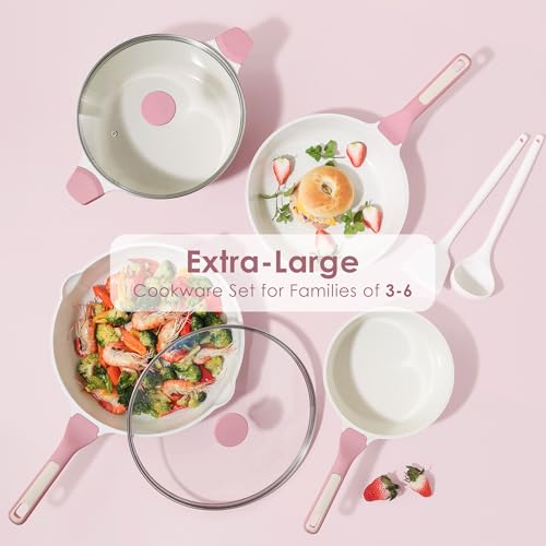 Nonstick Ceramic Cookware Set Large 13