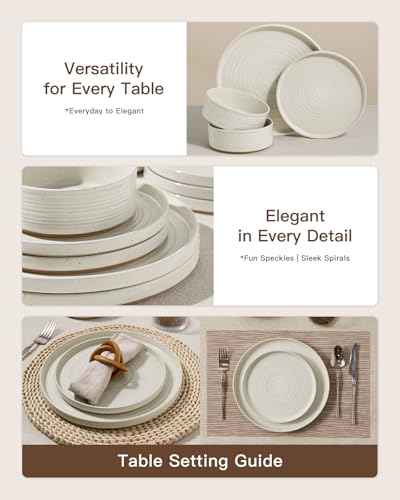 Stoneware Dinnerware Sets (18 Count)