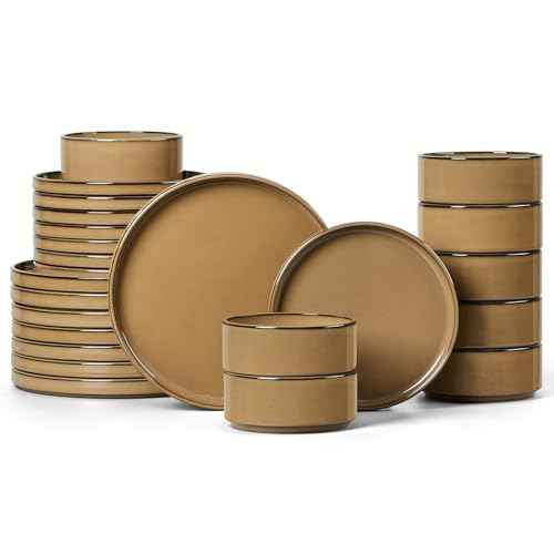 24 Piece Stoneware Dinnerware