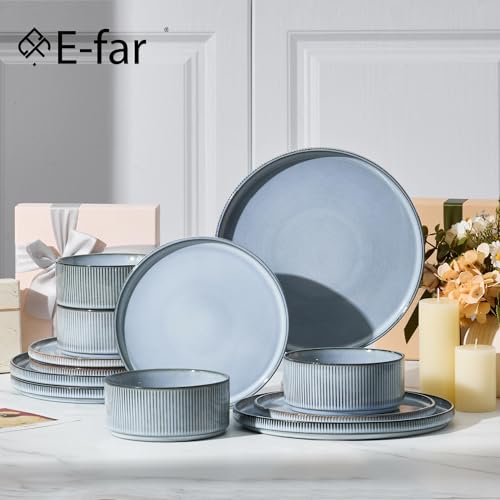 24 Piece Stoneware Dinnerware Sets