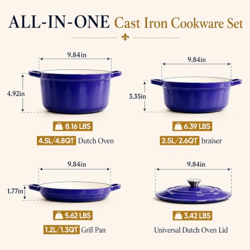 Cast Iron Dutch Oven Set