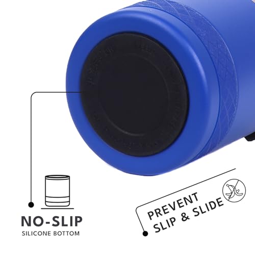Recess Lowball 10oz Stainless Steel Tumbler Whiskey Glass w (10 Ounces / Royal Blue)