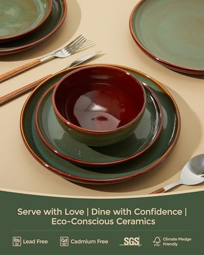 Plates and Bowls Sets for 8