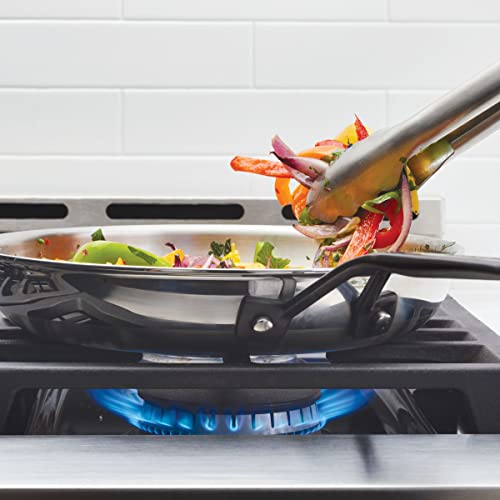 5 Ply Clad Polished Stainless Steel Frying Pan