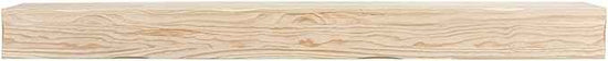 MANTELSDIRECT Breckenridge 72” Fireplace Mantel Shelf with Corbels – Rustic Floating Mantel Shelf for Over Fireplace – Unfinished - Wood Shelf for Wall – Pine Box Construction