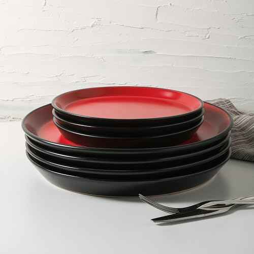 Albie Stoneware 32 Piece Modern Dinnerware Set (32 Count)