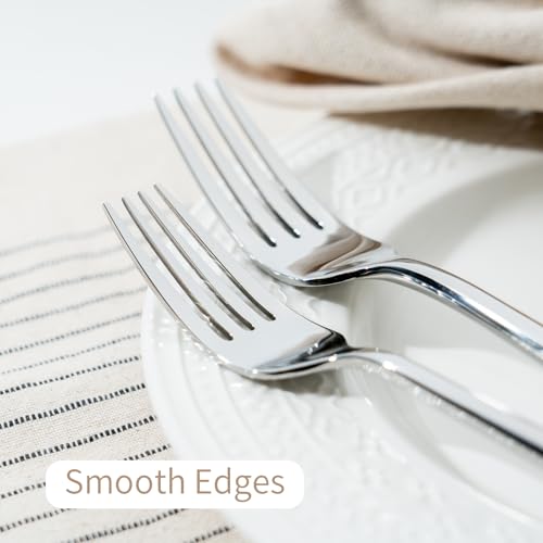 Potter 60 Piece Forged Silverware Set Stainless Steel Flatware Set Cutlery Set (9.17 Count)