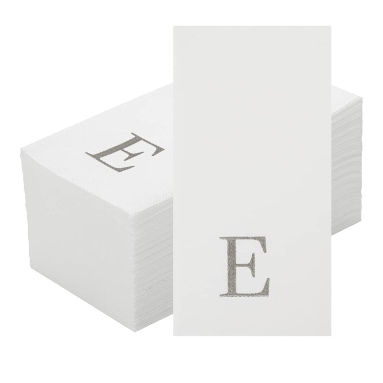 Silver E White Linen Feel Guest Towel Napkin (2000 Count)