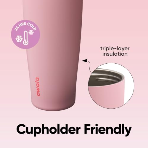 FreeSip Tumbler Stainless Steel Water Bottle 30 oz Angel Food Cake (Angel Food Cake / 30.1 Ounces)