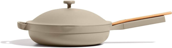 Our Place Large Always Pan 2.0-12.5” (4 Qt) Nonstick, Toxin-Free Ceramic Cookware | Patented 10-in-1 Aluminum Frying & Sauté Pan | Safe for Oven, Induction & All Cooktops up to 450°F | Steam - Nestoria
