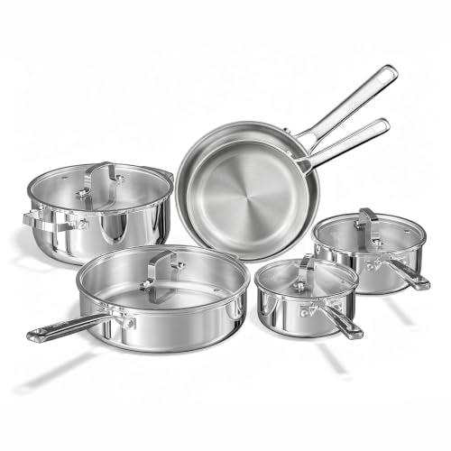 Tri Ply Stainless Steel Cookware Set