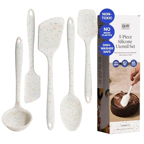 5 Piece Silicone Kitchen Utensils Set (Party Confetti / 5 - Piece Set)