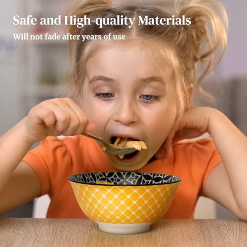 Soup Bowls Set of 6 (Multicolor / 23 OZ)