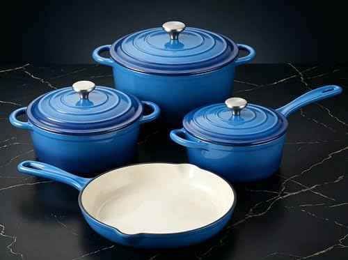 Enameled Cast Iron Cookware Set