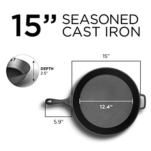 15 Inch Cast Iron Skillet (15" Skillet)
