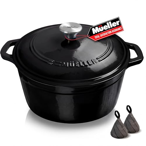 6 Quart Enameled Cast Iron Pot Dutch Oven