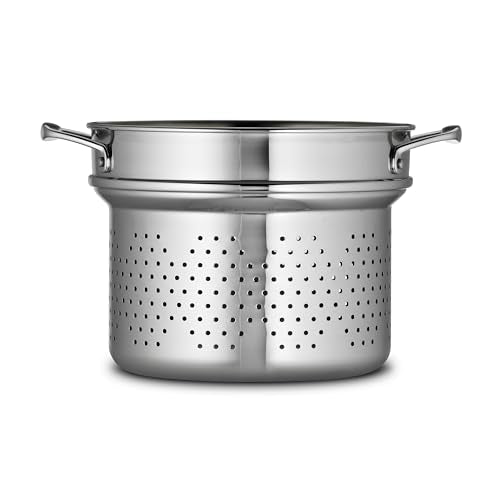 Signature Stainless Steel Pasta Strainer Insert for Pot