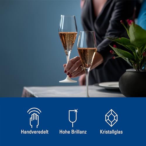Manufacture Rock Blanc Champagne Flute Set (4 Count)
