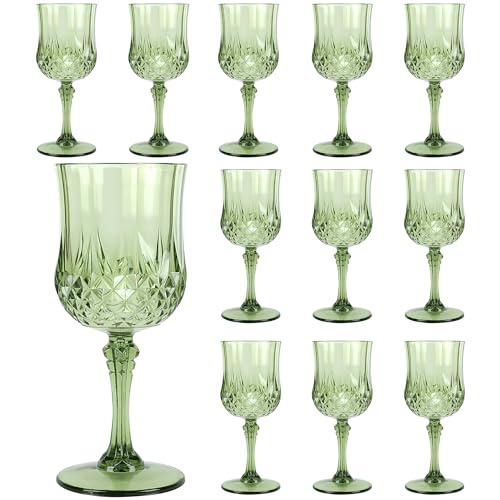 12Pack Plastic Wine Glasses (12 Count)