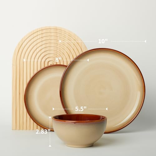 Ceramic Dishes Set for 8