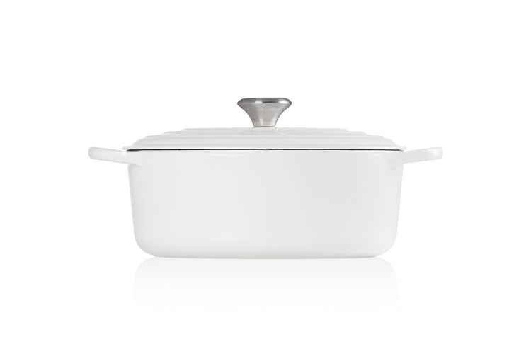 Enameled Cast Iron Oval Dutch Oven