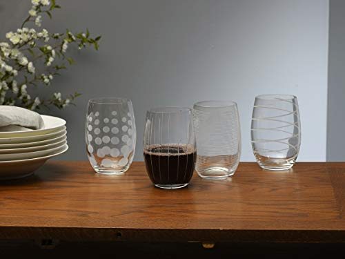 Cheers Stemless Wine Glasses (4 Count)