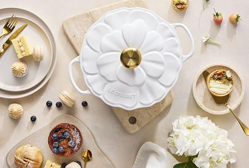 Enameled Cast Iron Petal Braiser