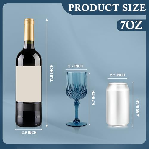 24Pack Plastic Wine Glasses (24 Count)