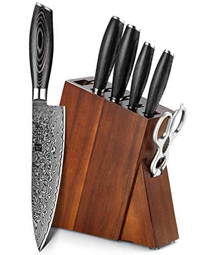 Kitchen Knife Block Set (7 Count)