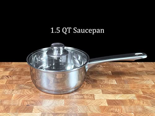 Cookware 7 Piece Stainless Steel Cookware Set
