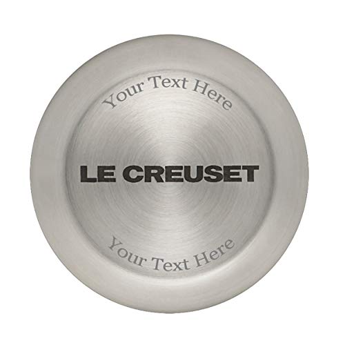 Enameled Cast Iron Signature Round Dutch Oven with Personalized Knob Engraving