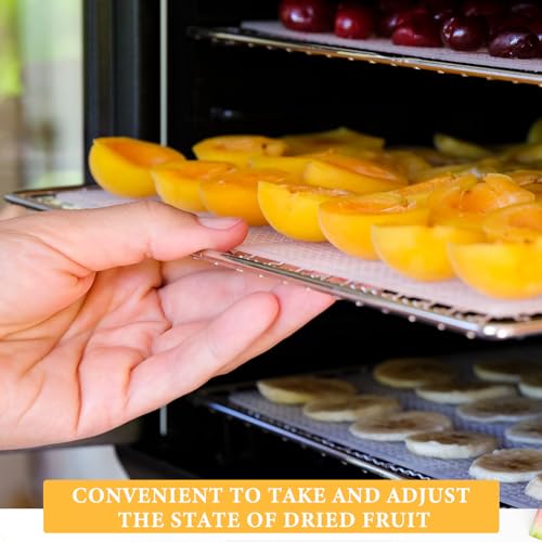 4 Pcs 13 x 12 Inches Dehydrator Trays Compatible with CP267 (4 Count)