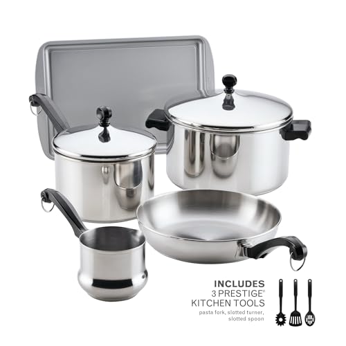 Classic Series Stainless Steel Pots and Pans with Baking Sheet Pan