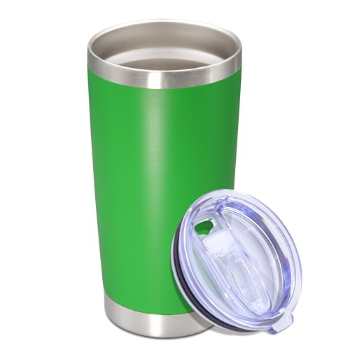 20 oz Tumbler Insulated Tumblers Stainless Steel Coffee Mug (Green)