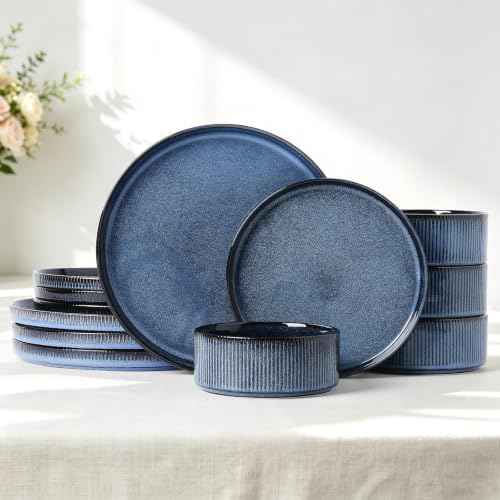 Stoneware Dinnerware Sets for 4 (12 Count)