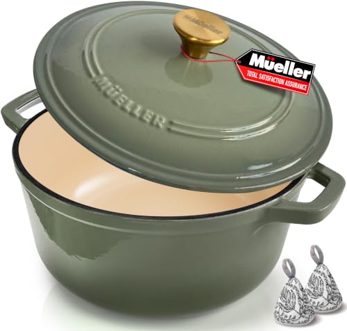 6 Quart Enameled Cast Iron Dutch Oven