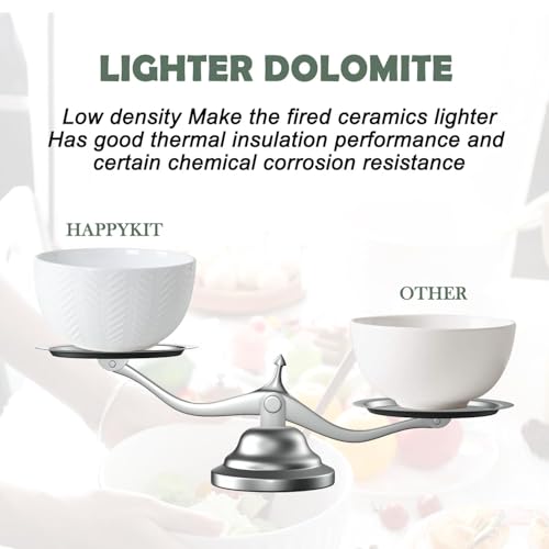 Ceramic Mixing Bowls Set (White)