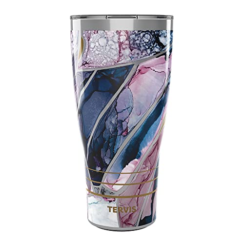Traveler Inkreel Butterfly Wing Triple Walled Insulated Tumbler Travel Cup Keeps Drinks Cold & Hot (Inkreel - Butterfly Wing / 30oz Traveler with Slider Lid)
