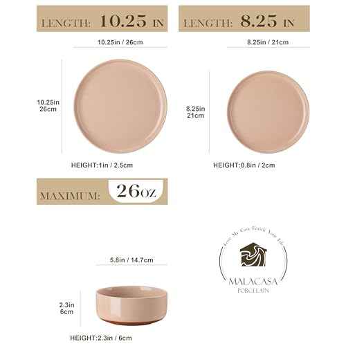 Plates and Bowls Sets (12 Count)