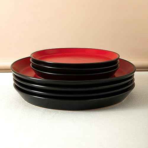 Albie Stoneware 16 Piece Modern Dinnerware Set (16 Count)
