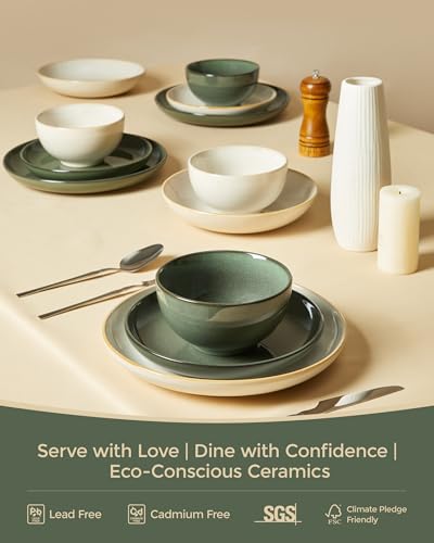 Plates and Bowls Sets for 8