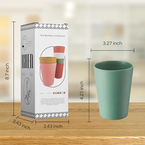 Wheat Straw & Bamboo Cups