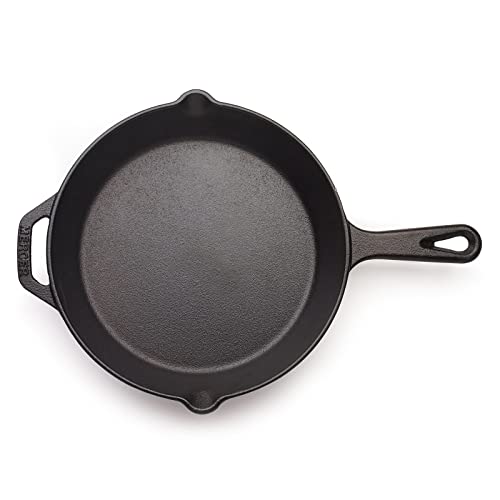 Pre Seasoned Cast Iron Skillet (10.25-Inch (1-Pack) / Black)