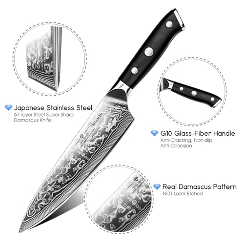 Damascus Knife Set (3 Count)