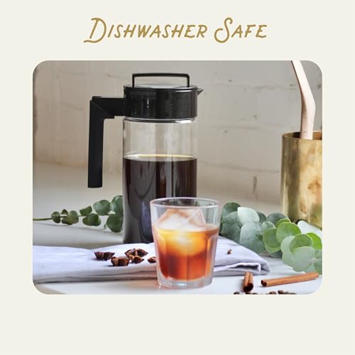 Deluxe Cold Brew Coffee Maker (Black / 1 qt)