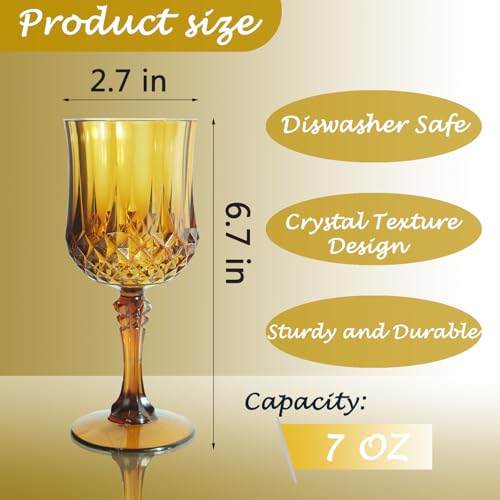 24Pack Plastic Wine Glasses (24 Count)