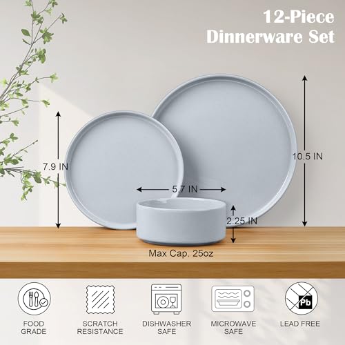 Stoneware Dinnerware Sets (12 Count)