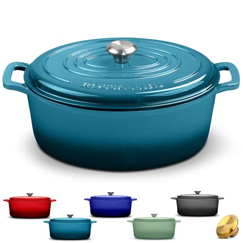 Signature Enameled Cast Iron Oval Dutch Oven